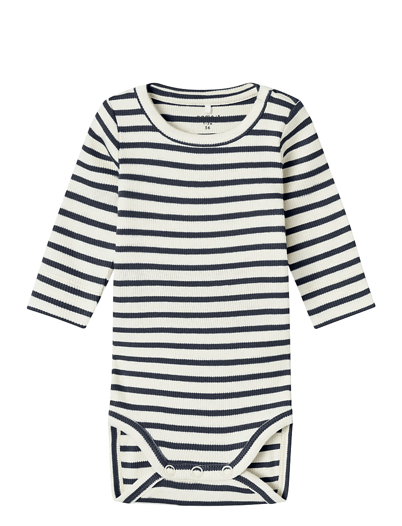 name it - NBNBANI LS BODY NOOS - langärmelige bodys - dark sapphire - 0