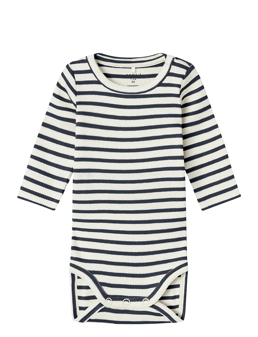 name it - NBNBANI LS BODY NOOS - langärmelige bodys - dark sapphire - 0