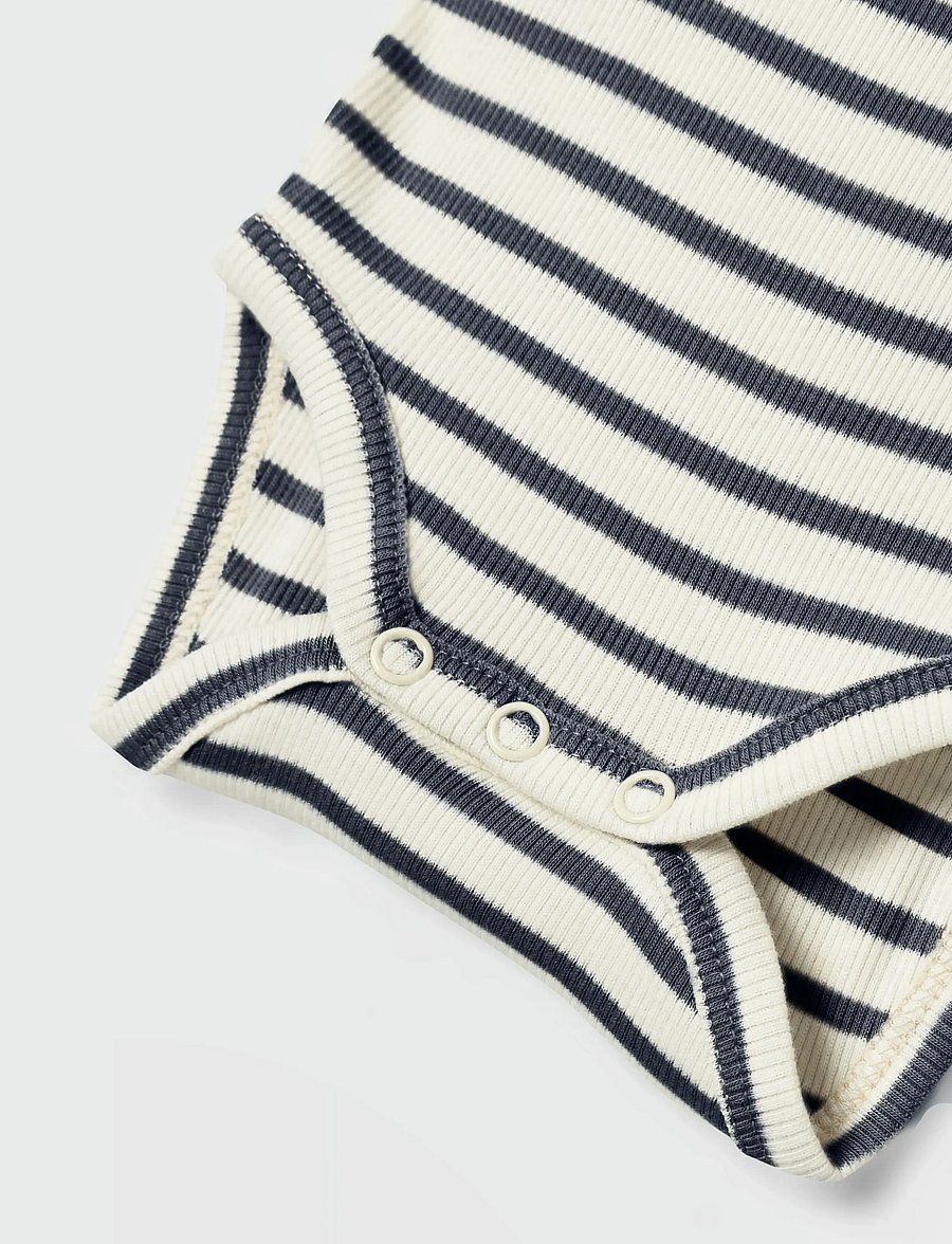 name it - NBNBANI LS BODY NOOS - langärmelige bodys - dark sapphire - 2