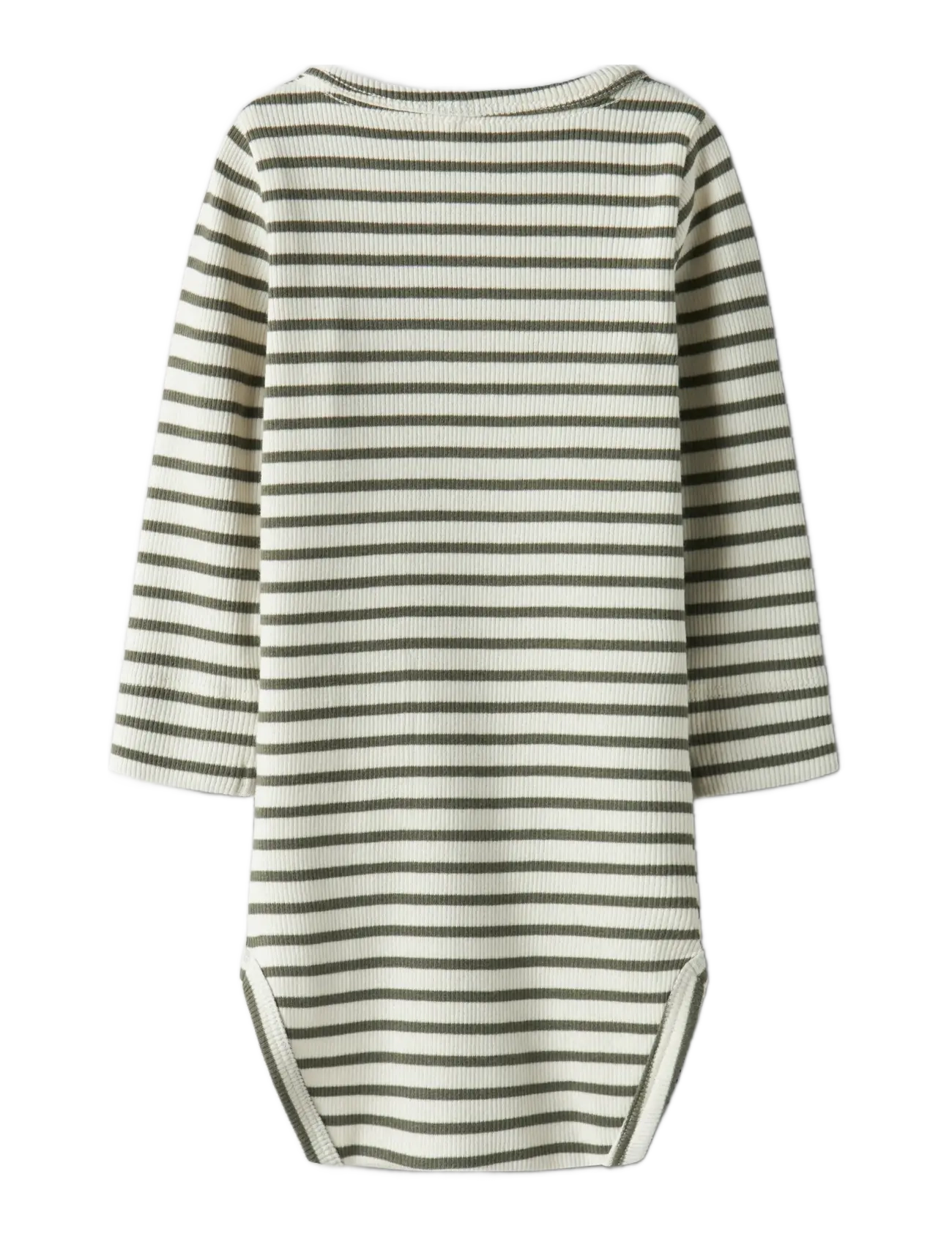 name it - NBNBANI LS BODY NOOS - langærmede bodyer - dusty olive - 1