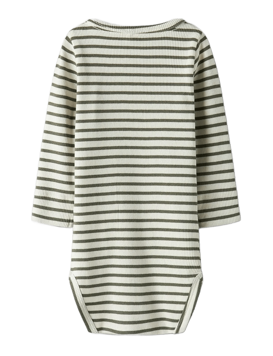 name it - NBNBANI LS BODY NOOS - langärmelige bodys - dusty olive - 1