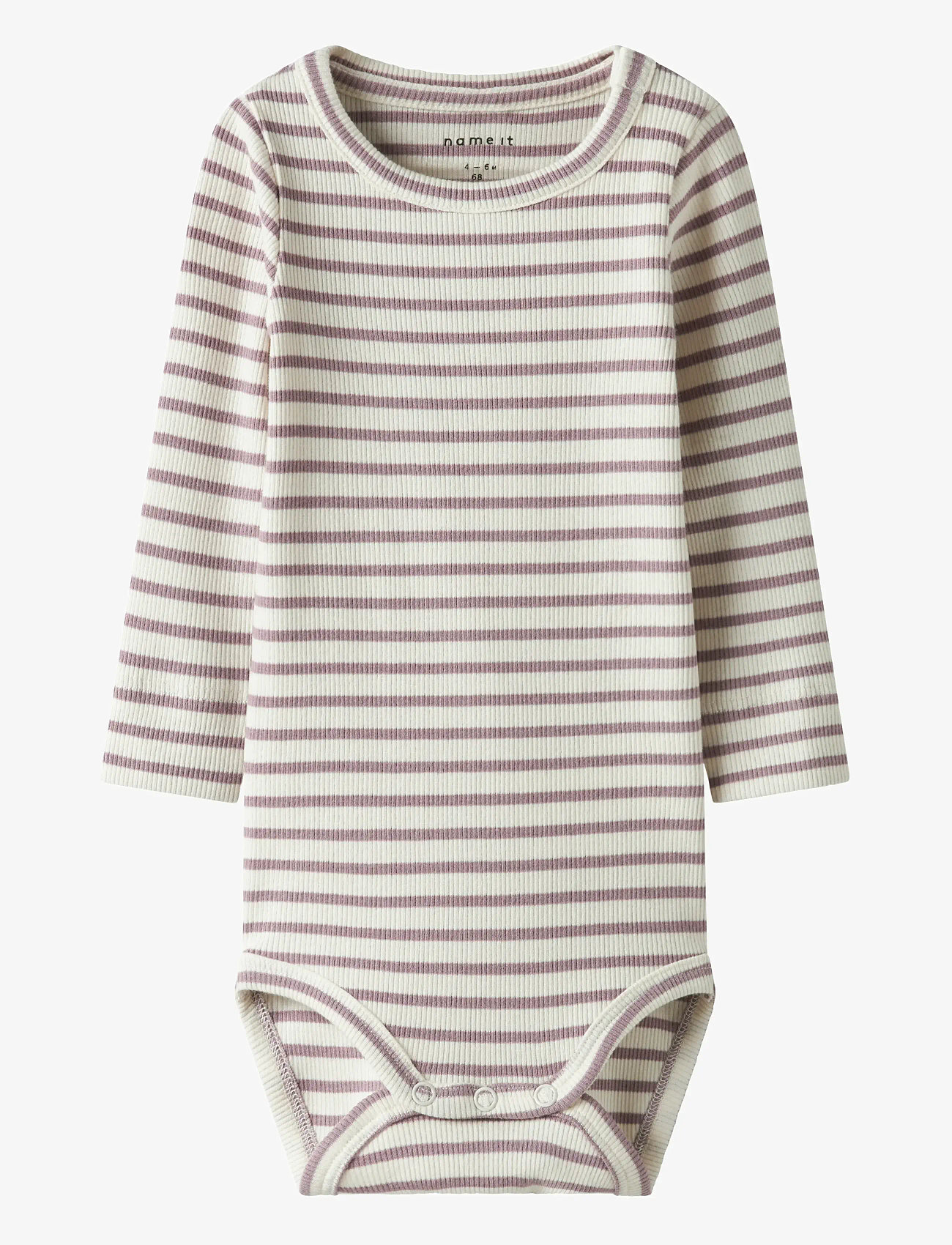 name it - NBNBANI LS BODY NOOS - pitkähihaiset bodyt - elderberry - 0