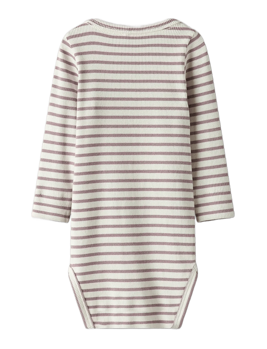name it - NBNBANI LS BODY NOOS - langärmelige bodys - elderberry - 1