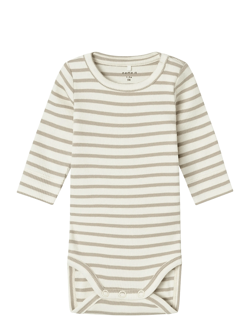 name it - NBNBANI LS BODY NOOS - långärmade bodies - pure cashmere - 1