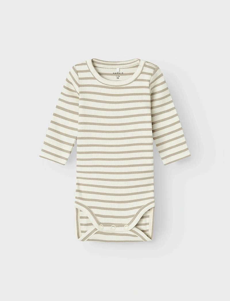 name it - NBNBANI LS BODY NOOS - långärmade bodies - pure cashmere - 0