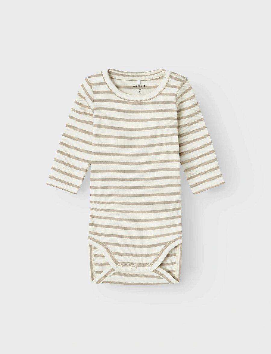 name it - NBNBANI LS BODY NOOS - langärmelige bodys - pure cashmere - 0