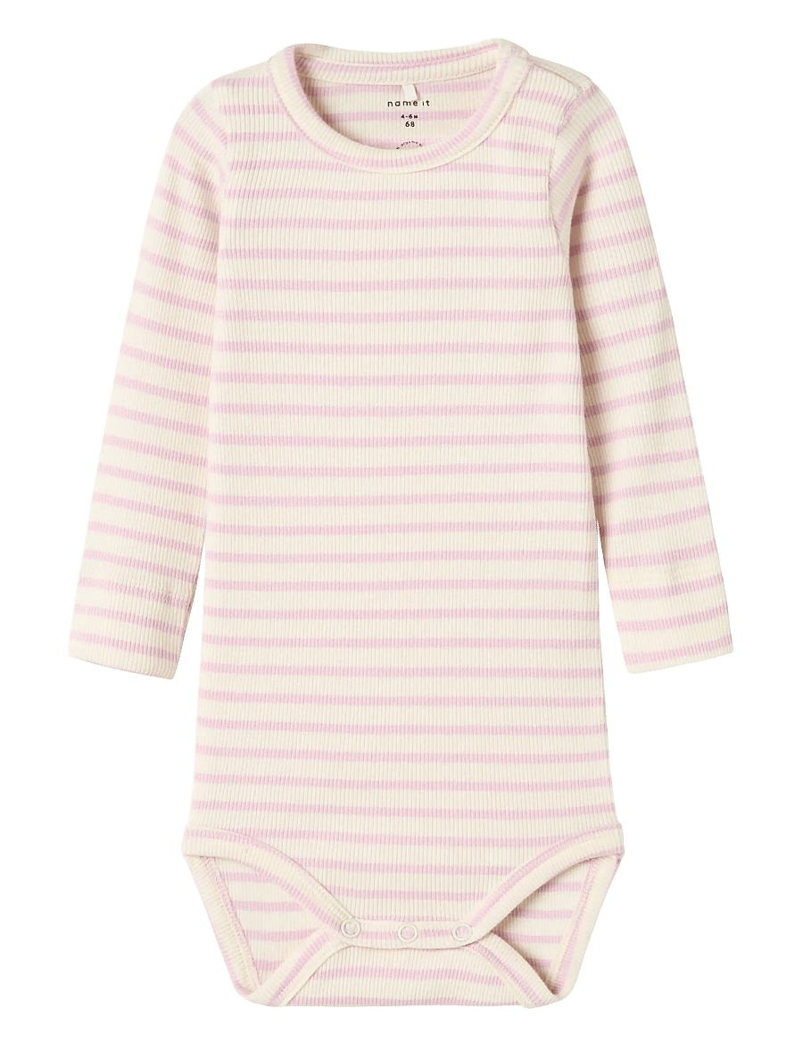 name it - NBNBANI LS BODY NOOS - langärmelige bodys - winsome orchid - 0