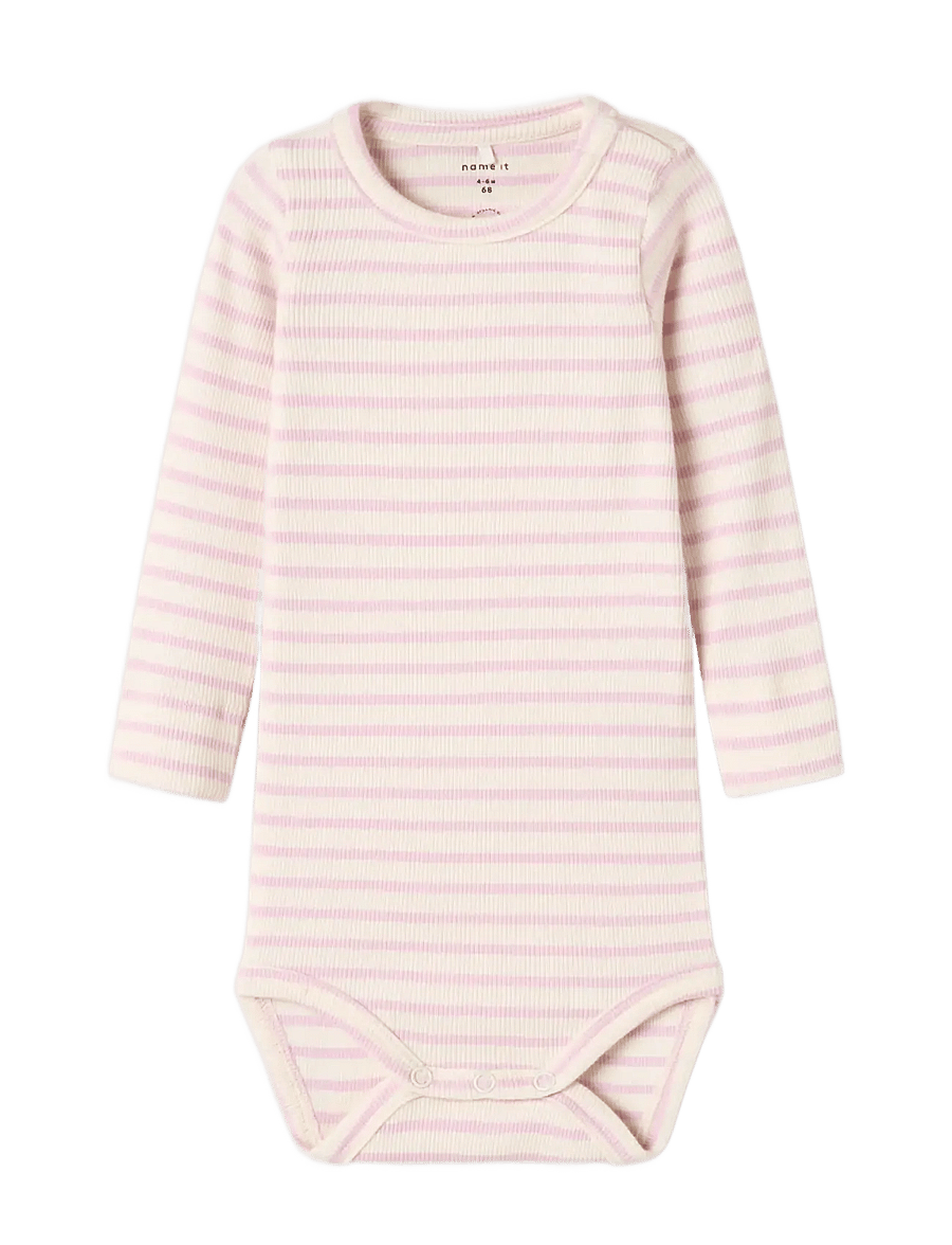 name it - NBNBANI LS BODY NOOS - langärmelige bodys - winsome orchid - 2