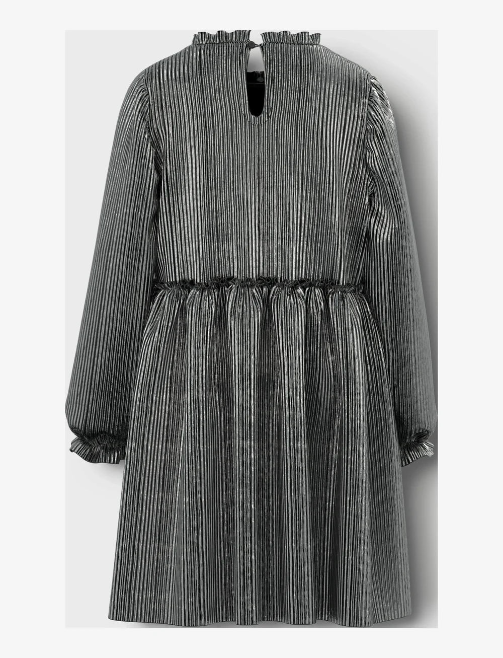 name it - NKFRITALLICA LS DRESS PB - langærmede hverdagskjoler - silver colour - 2