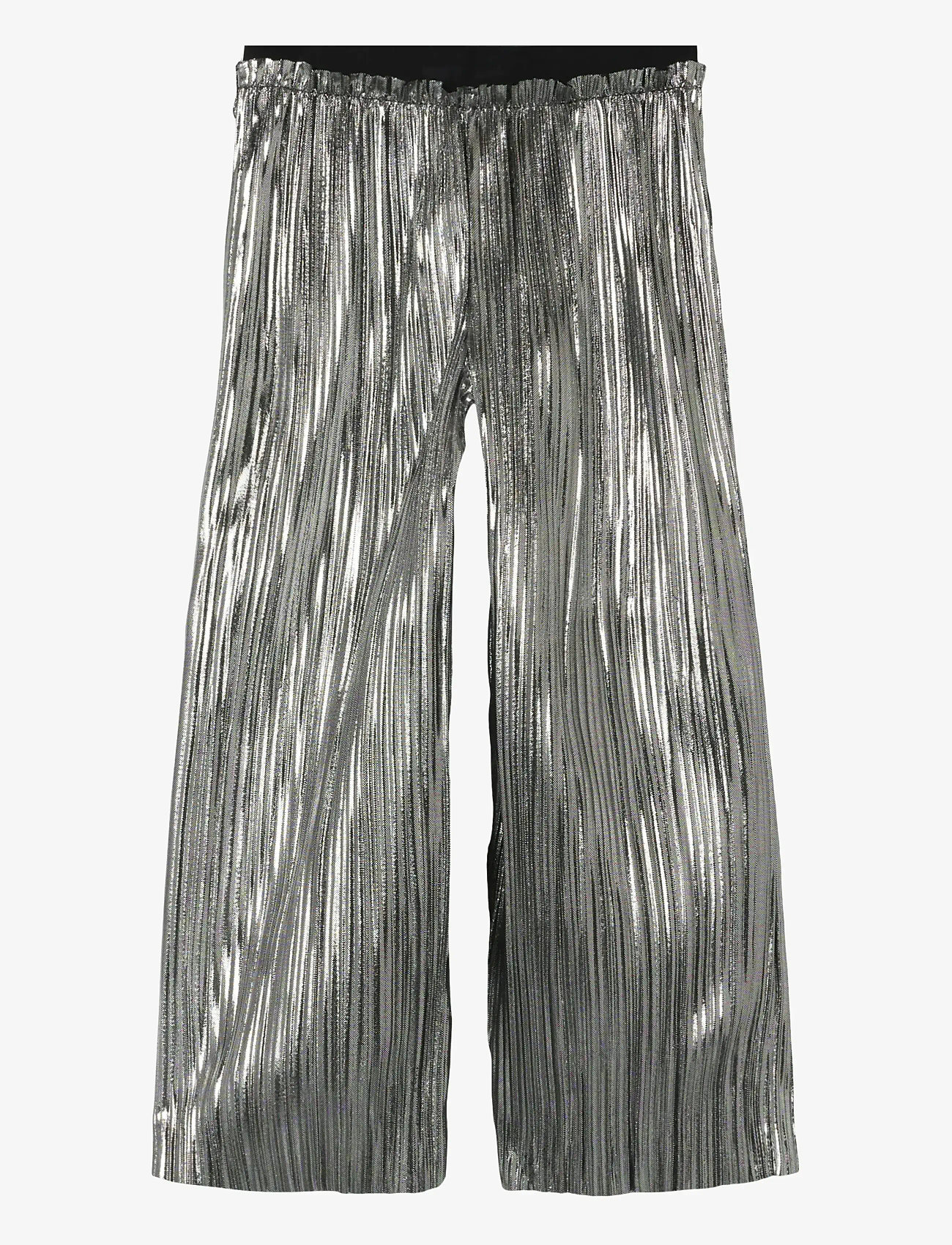 name it - NMFRITALLICA WIDE PANT PB - sügisesed riided - silver colour - 1