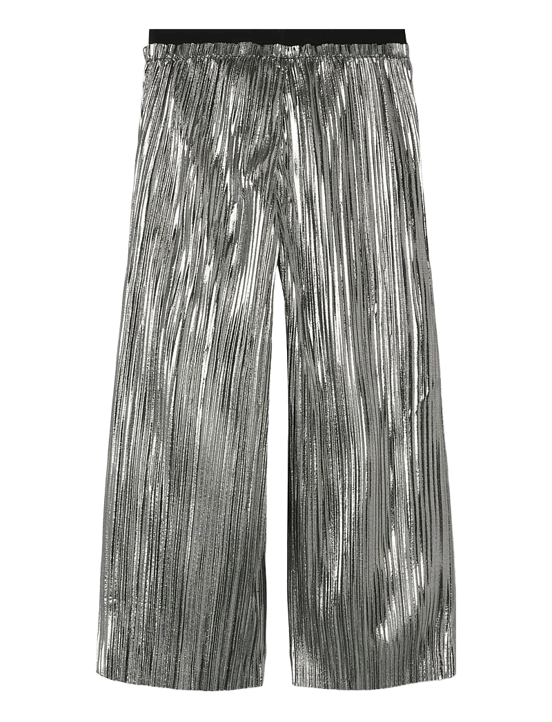 name it - NMFRITALLICA WIDE PANT PB - babyhosen - silver colour - 2
