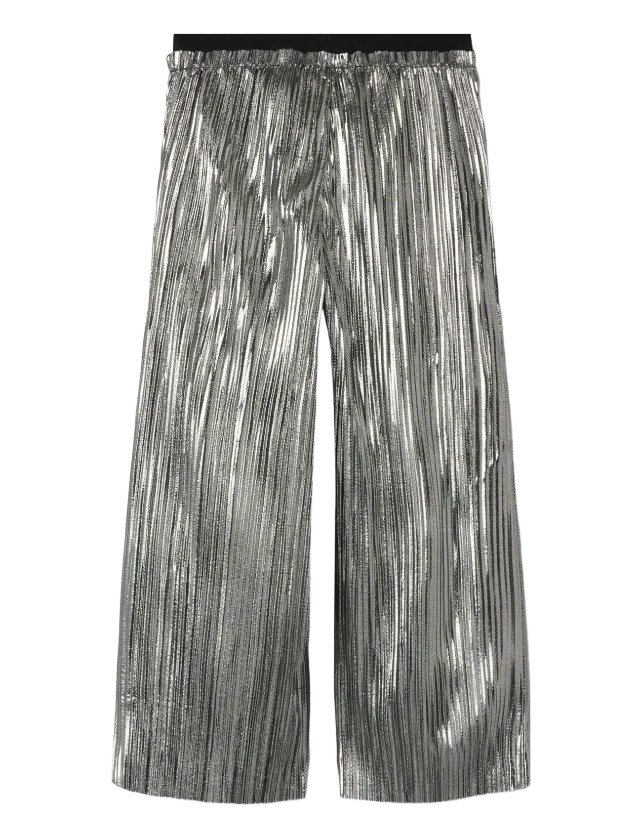 name it - NMFRITALLICA WIDE PANT PB - hosen - silver colour - 2