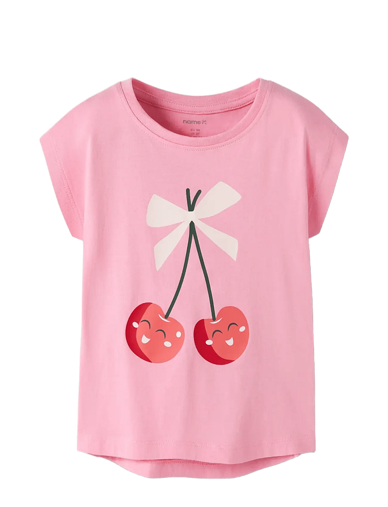 name it - NMFVIGEA 2P CAPSL TOP - kortärmade t-shirts - pink drink - 2