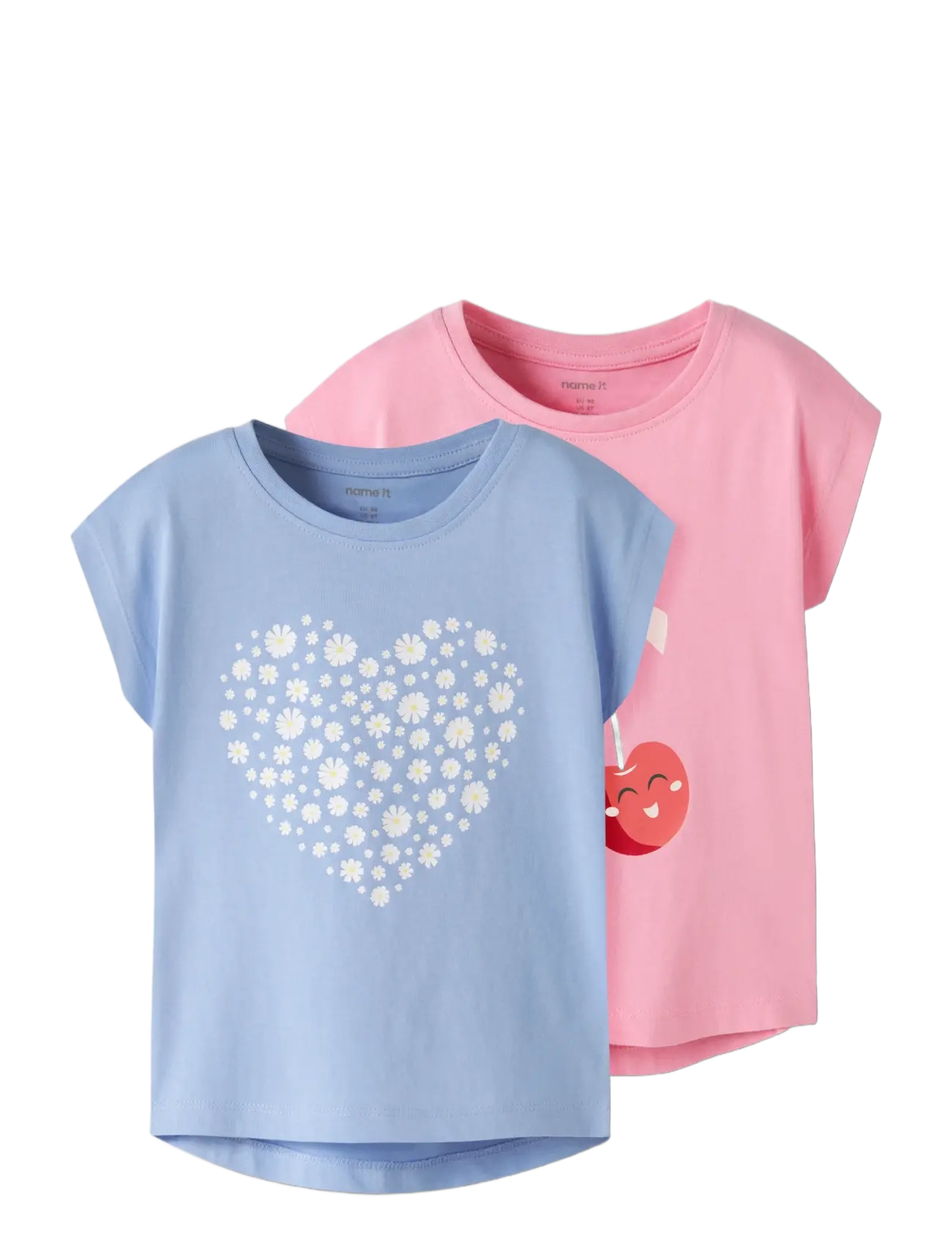 name it - NMFVIGEA 2P CAPSL TOP - t-shirts - pink drink - 3