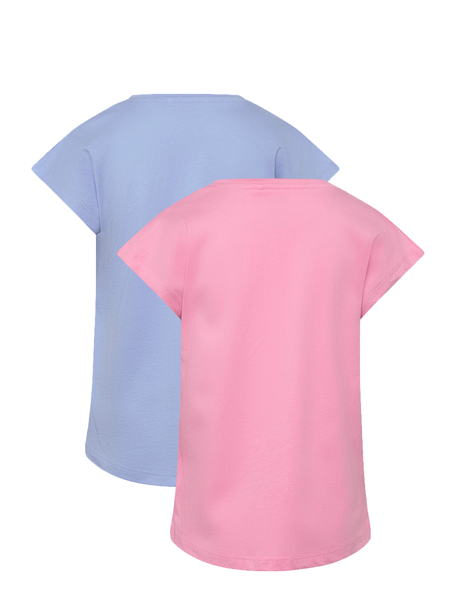 name it - NMFVIGEA 2P CAPSL TOP - lühikeste varrukatega t-särgid - pink drink - 5
