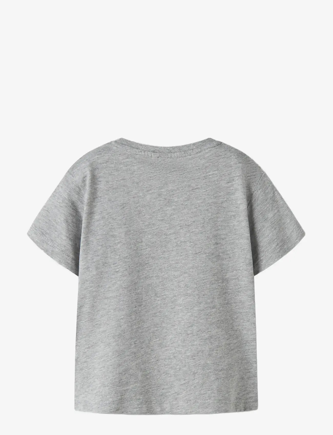 name it - NMMVAGNO 2P SS LOOSE TOP - lühikeste varrukatega t-särgid - grey melange - 1