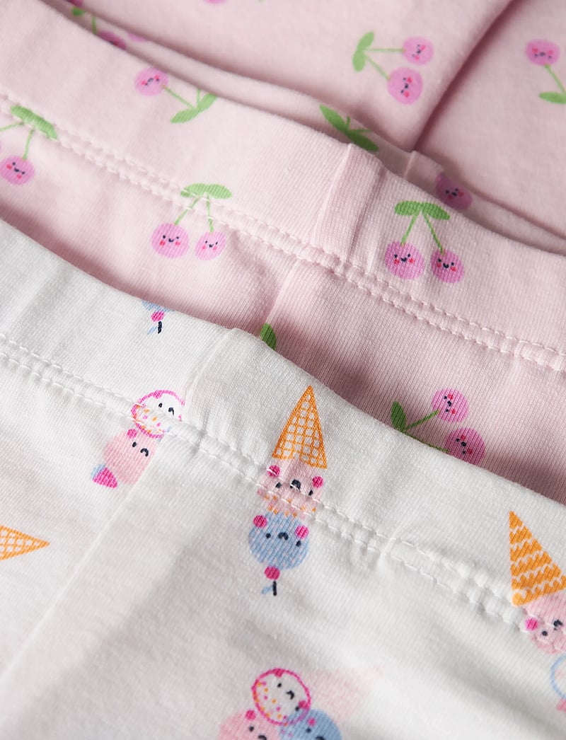 name it - NMFVIVIAN 2P AOP CAPRI LEGGING - multipack legginsit - ballerina - 3