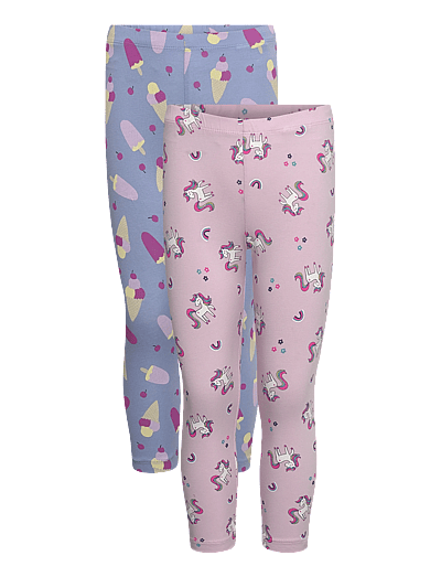 name it NMFVIVIAN 2P AOP CAPRI LEGGING - Vauva 0-2 vuotta - PIROUETTE / pink/rose
