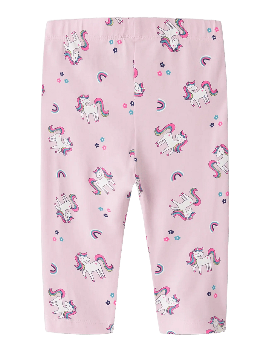 name it - NMFVIVIAN 2P AOP CAPRI LEGGING - retuuside komplekt - pirouette - 1