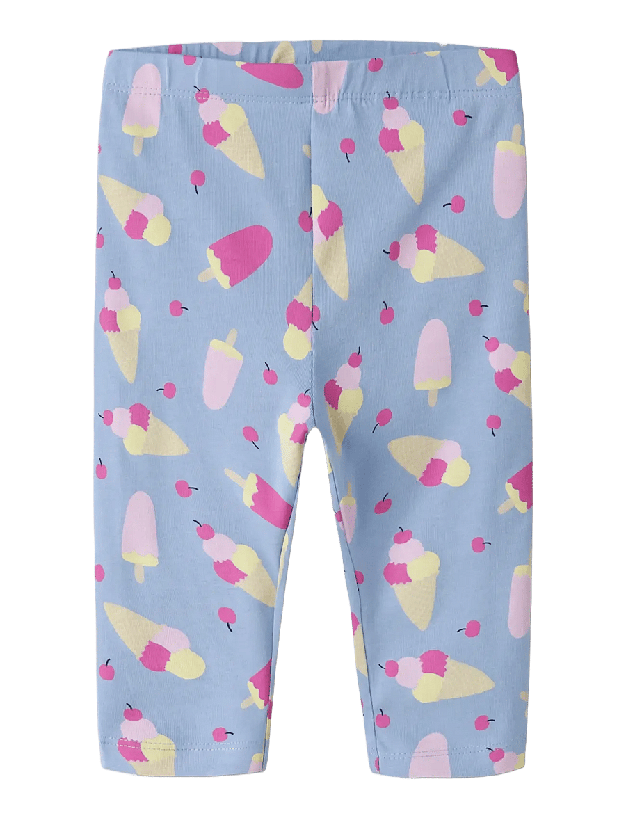 name it - NMFVIVIAN 2P AOP CAPRI LEGGING - retuuside komplekt - pirouette - 2