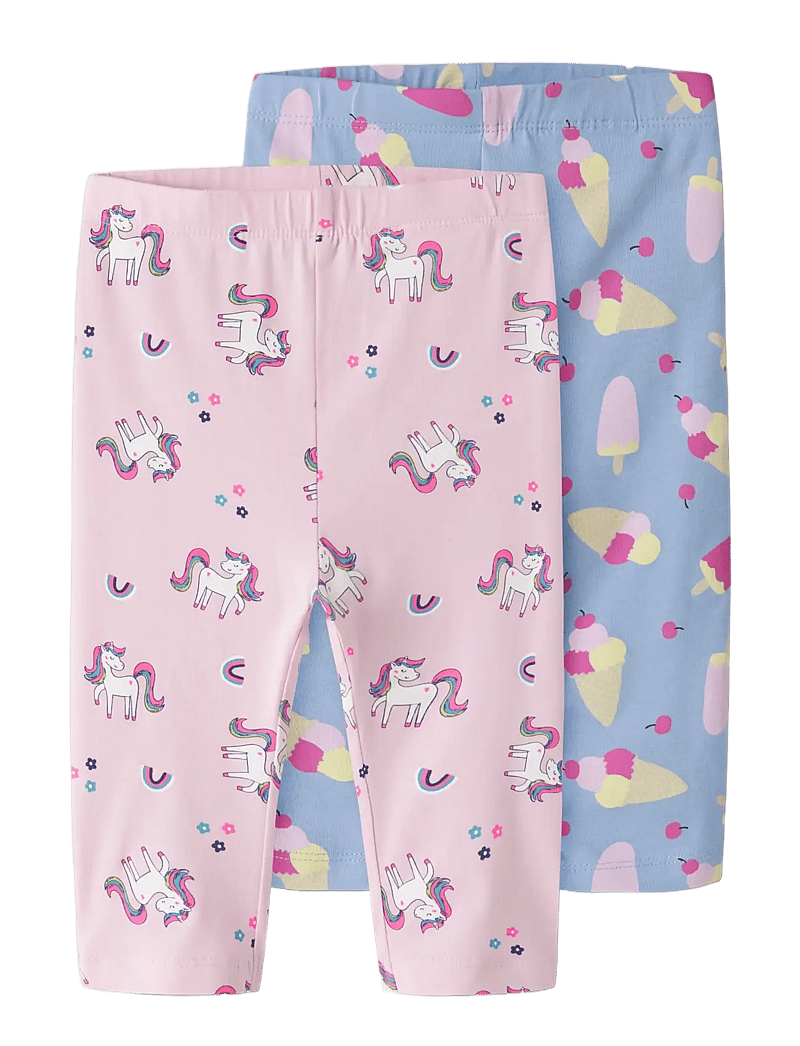 name it - NMFVIVIAN 2P AOP CAPRI LEGGING - retuuside komplekt - pirouette - 3