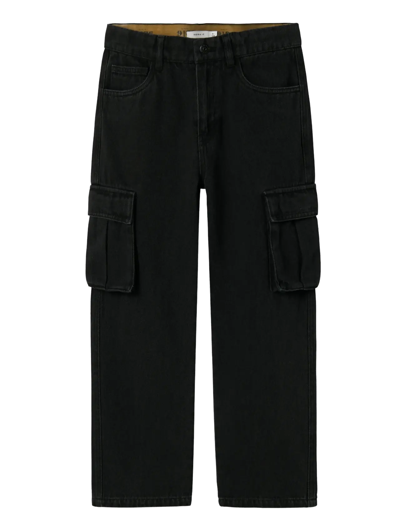 name it NKMRYAN ST CARGO JEANS 5910-IM NOOS - Basics - BLACK DENIM / black