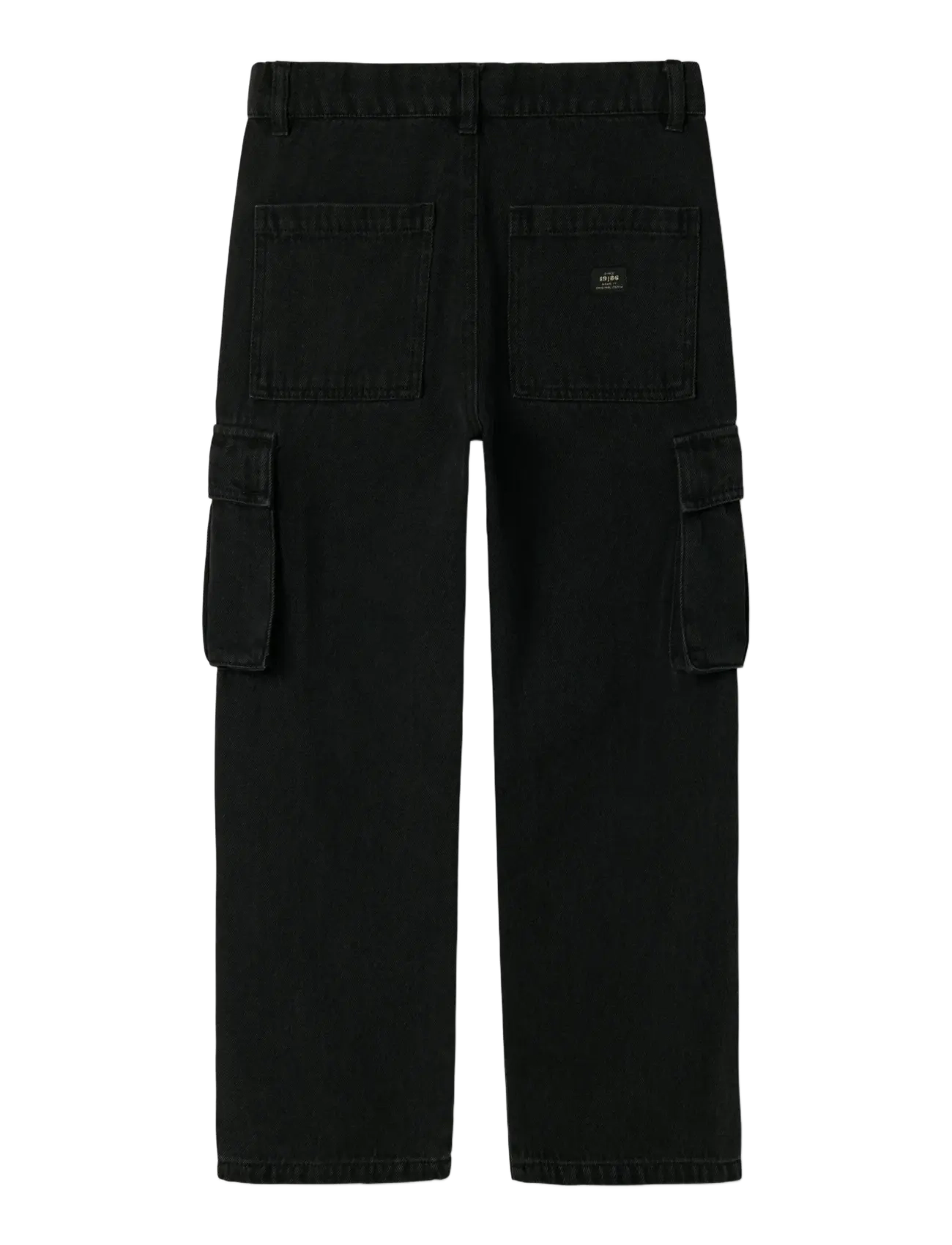 name it - NKMRYAN STRAIGHT CARG JEANS 5910-IM NOOS - regular jeans - black denim - 2