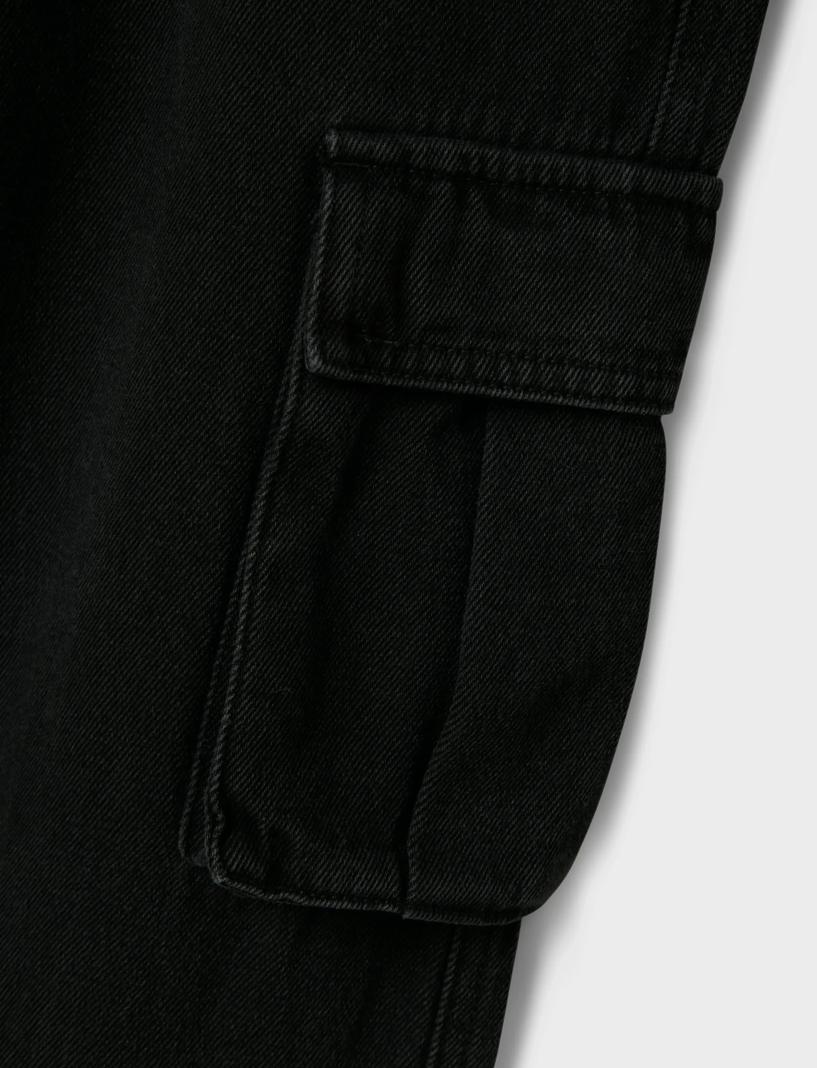 name it - NKMRYAN STRAIGHT CARG JEANS 5910-IM NOOS - regular jeans - black denim - 5