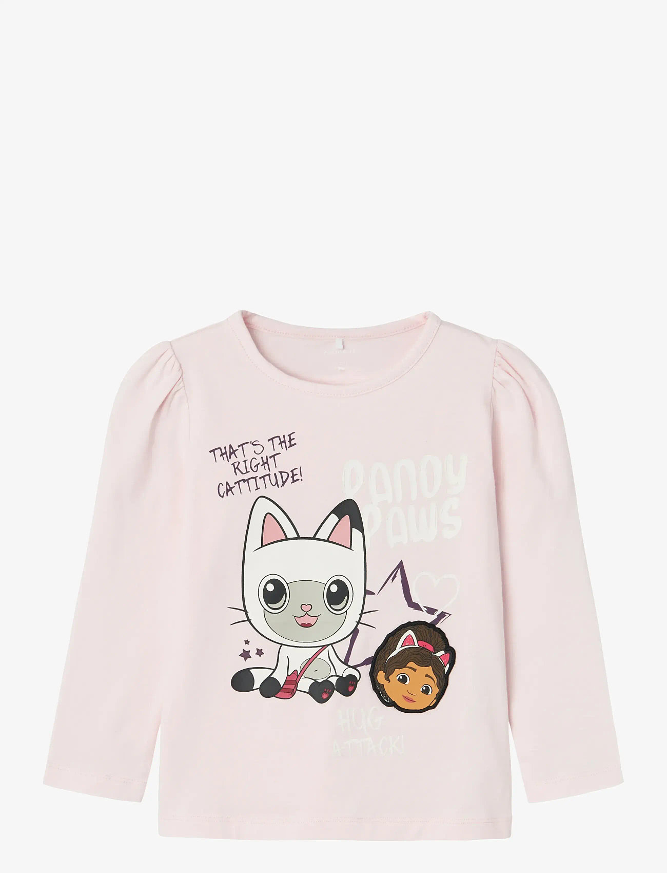 name it - NMFJULIET GABBY LS TOP BOX SKY - festival bloom - 0