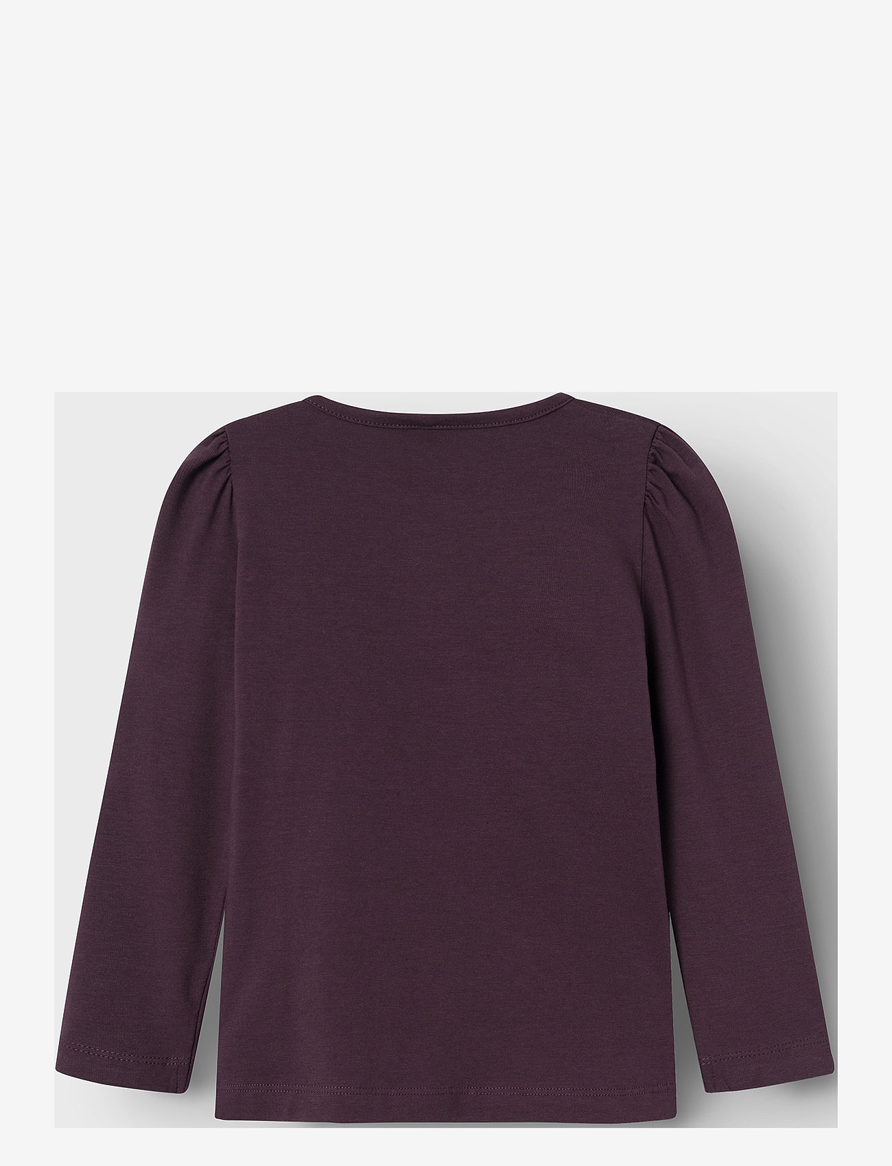 name it - NMFJULIET GABBY LS TOP BOX SKY - plum perfect - 1