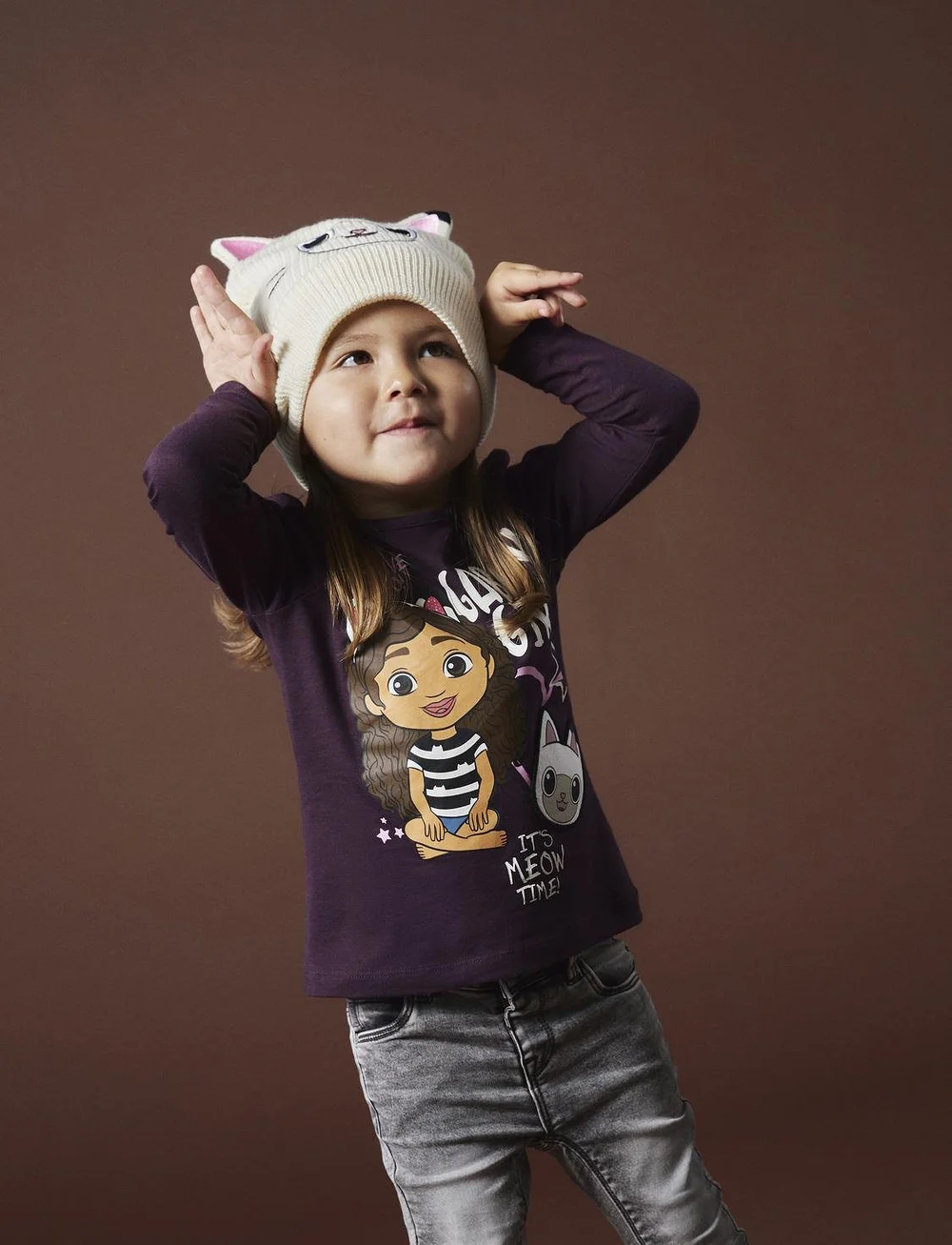 name it - NMFJULIET GABBY LS TOP BOX SKY - pikkade varrukatega t-särgid - plum perfect - 0