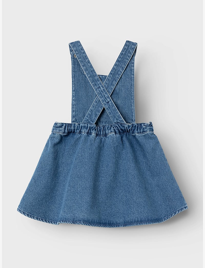 name it - NMFJUDIT GABBY DENIM SPENCER SKY - overallkjoler - dark denim - 2