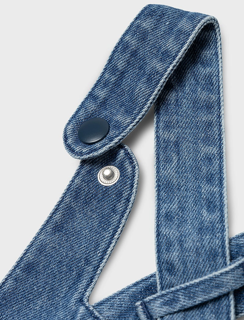 name it - NMFJUDIT GABBY DENIM SPENCER SKY - overallkjoler - dark denim - 3