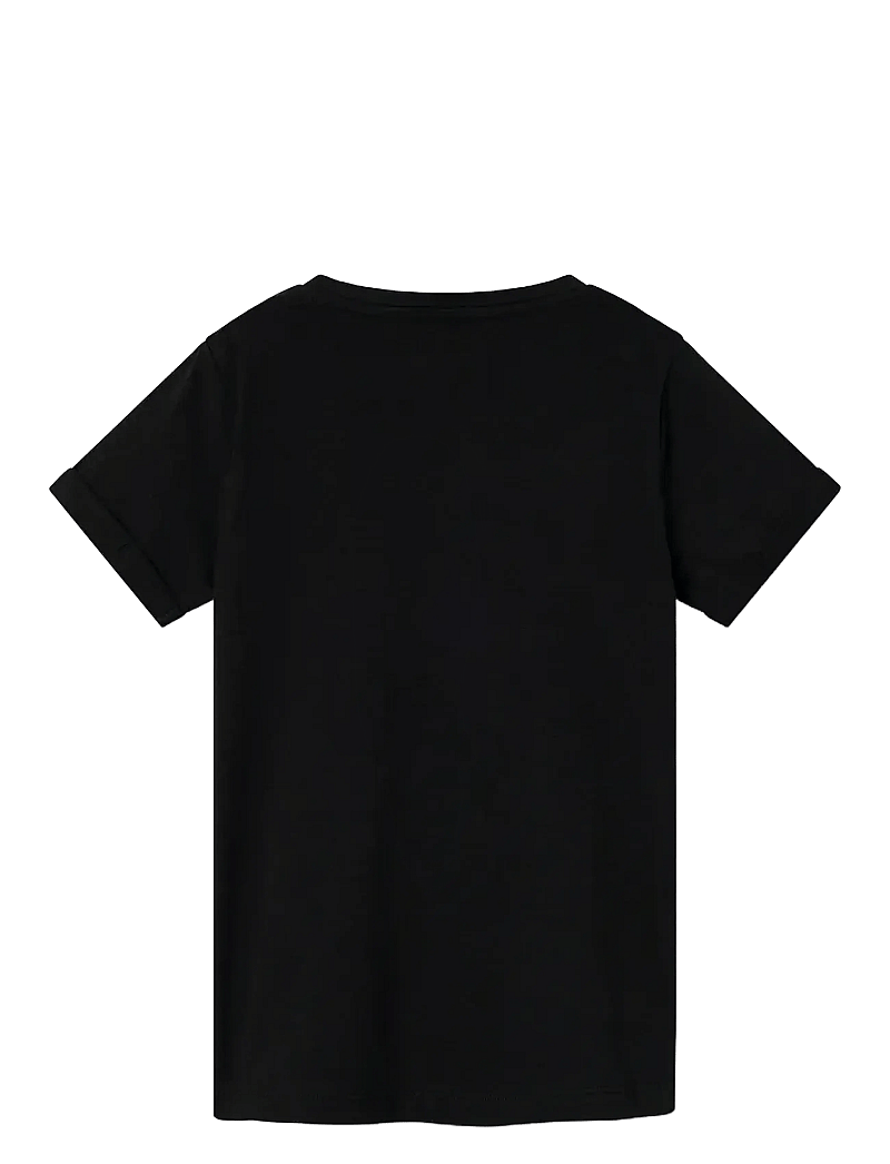 name it - NKFJAX WEDNESDAY SS TOP BOX NOOS SKY - marškinėliai trumpomis rankovėmis - black - 2