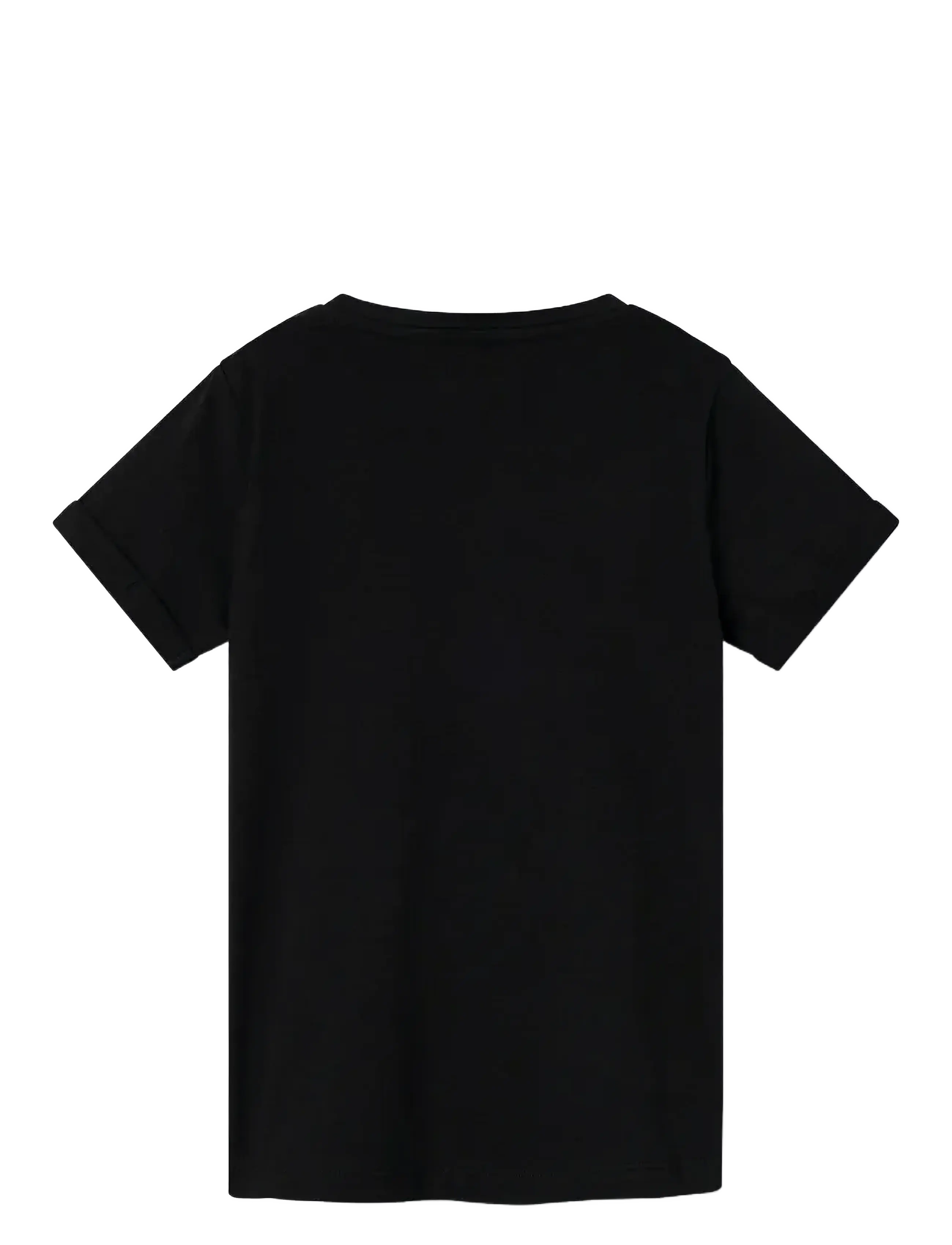 name it - NKFJAX WEDNESDAY SS TOP BOX NOOS SKY - korte mouwen - black - 2