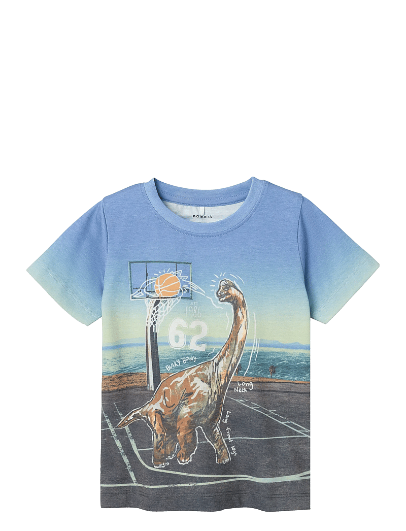 name it - NMMKELVE SS TOP - kurzärmelige - blueprint - 0