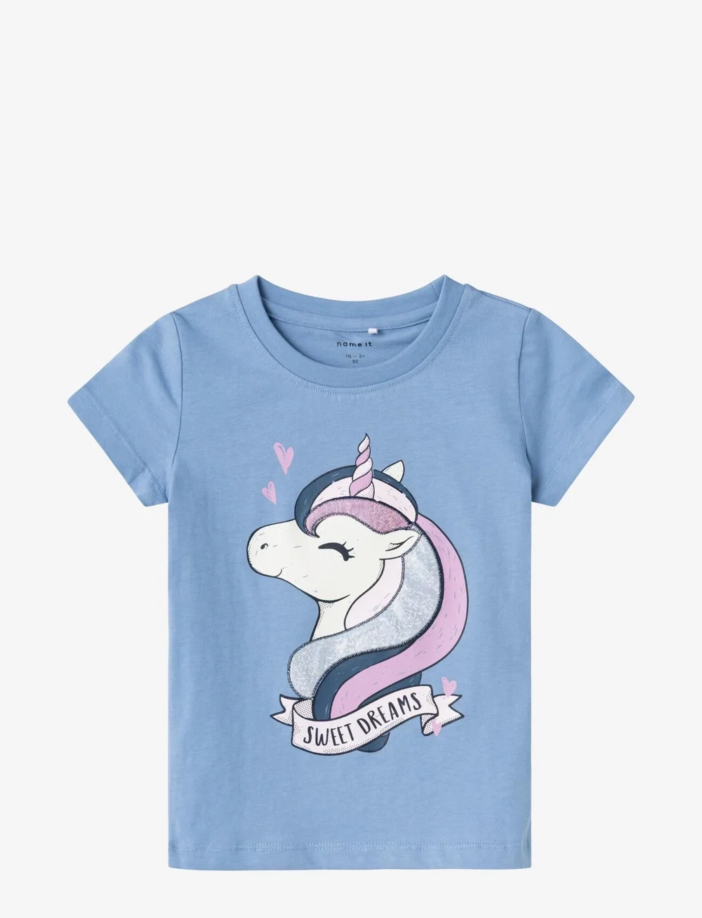 name it - NMFKORNELLA SS TOP BOX - lühikeste varrukatega t-särgid - endless sky - 1