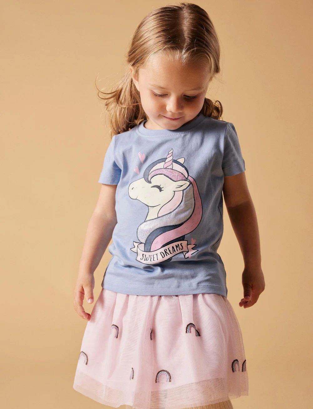 name it - NMFKORNELLA SS TOP BOX - lühikeste varrukatega t-särgid - endless sky - 0