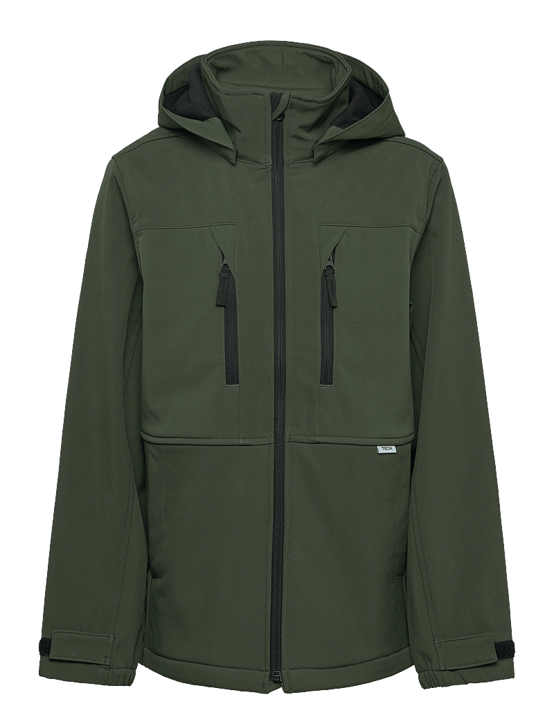 name it - NKNALFA08 SOFTSHELL JACKET SPORT FO NOOS - softshell jakker - climbing ivy - 1