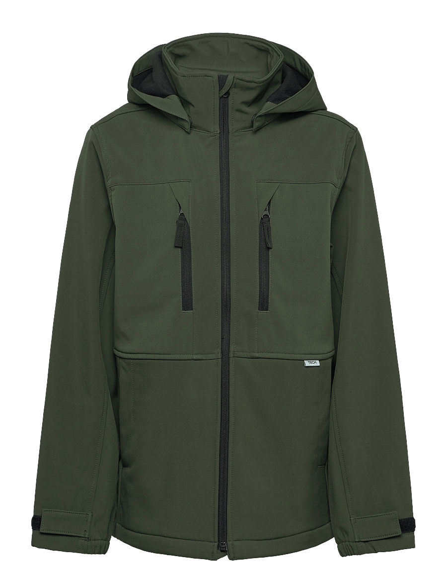 name it - NKNALFA08 SOFTSHELL JACKET SPORT FO NOOS - climbing ivy - 1