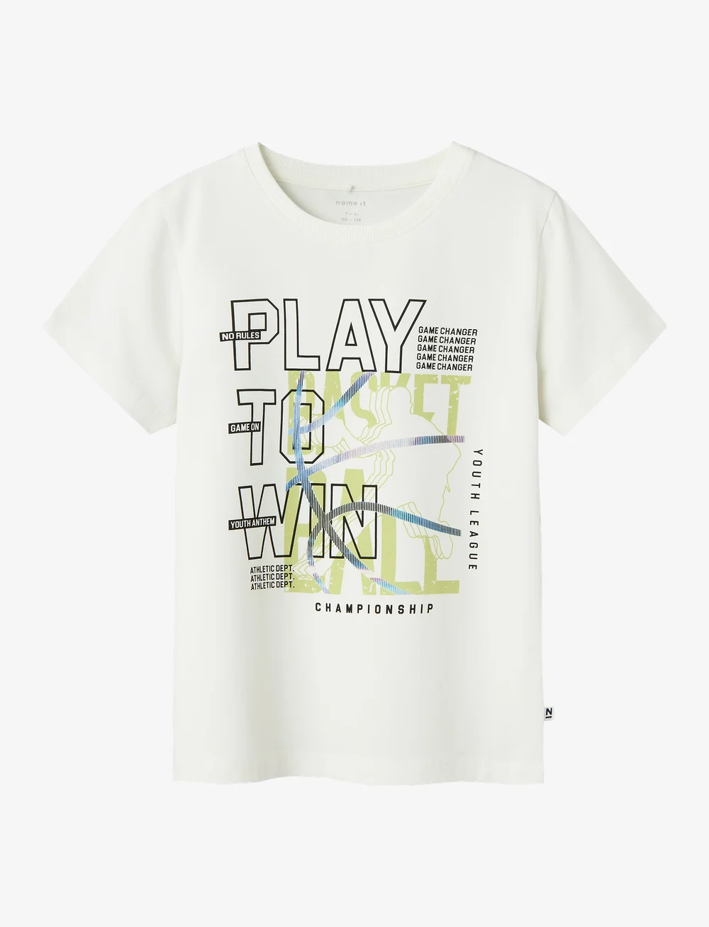 name it - NKMKAJAKKI SS TOP - lühikeste varrukatega t-särgid - jet stream - 0