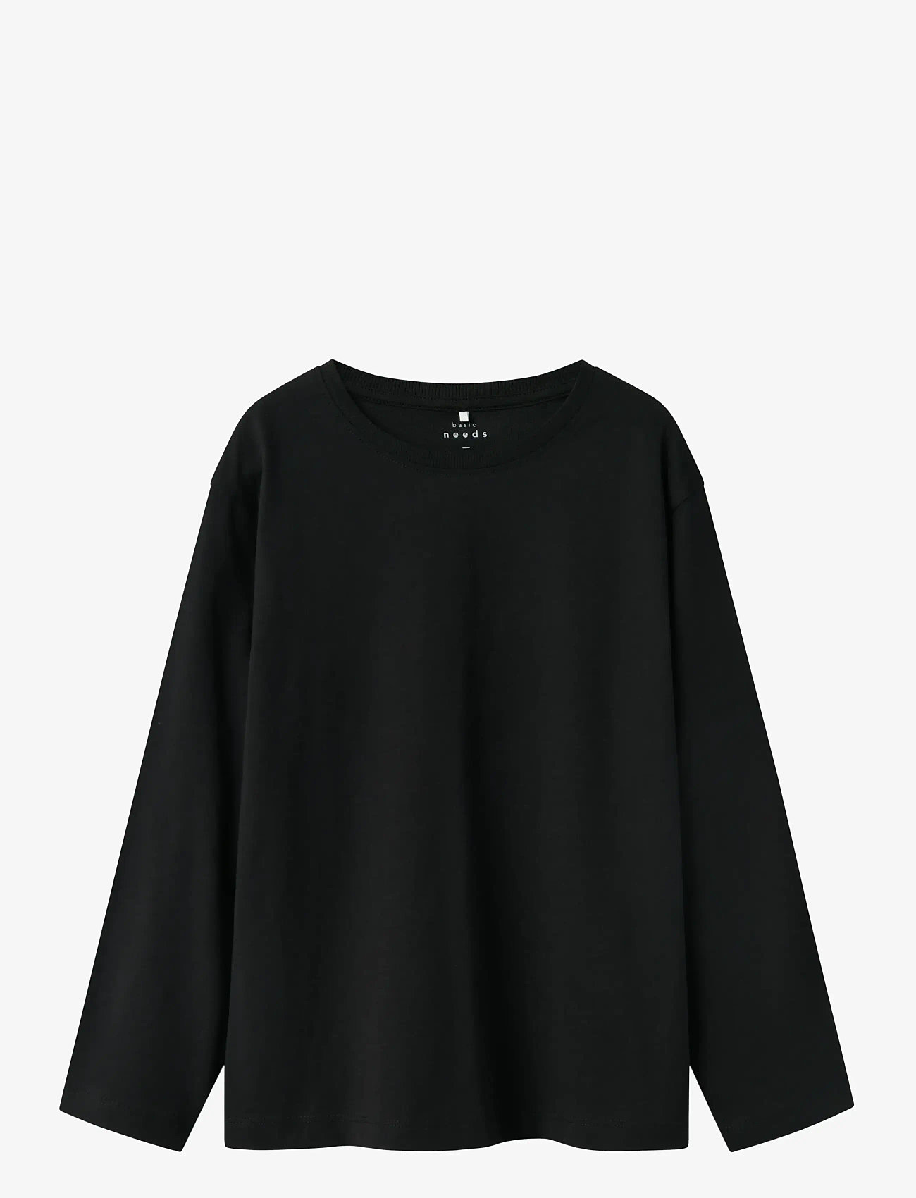name it - NKMVOBBO LS NREG TOP NOOS - langærmede t-shirts - black - 1