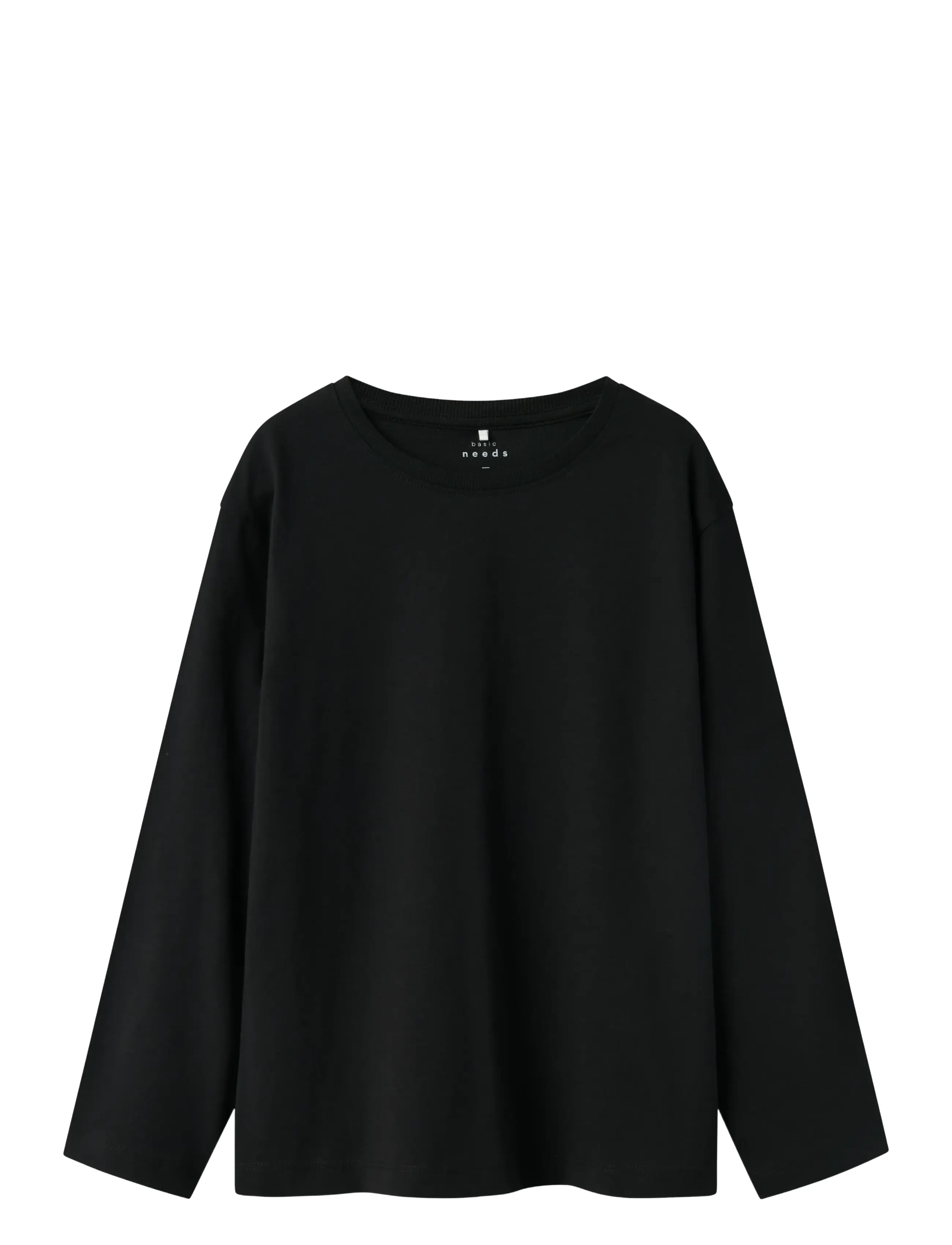 name it NKMVOBBO LS NREG TOP NOOS - Pluusid - BLACK / black