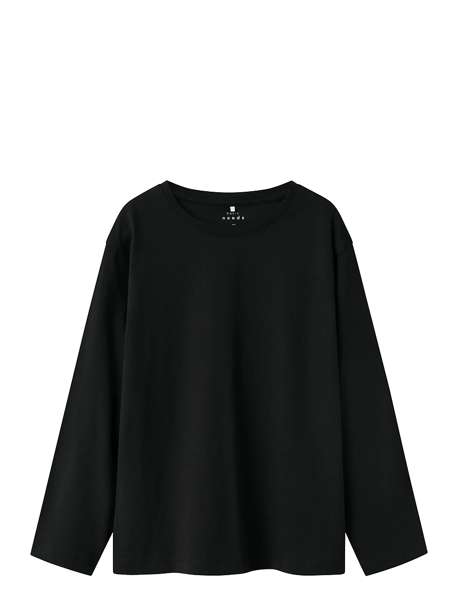 name it - NKMVOBBO LS NREG TOP NOOS - langärmelig - black - 1