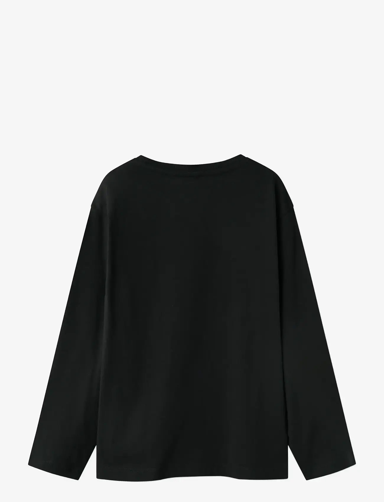 name it - NKMVOBBO LS NREG TOP NOOS - langærmede t-shirts - black - 2