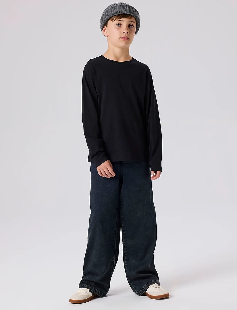 name it - NKMVOBBO LS NREG TOP NOOS - marškinėliai ilgomis rankovėmis - black - 3