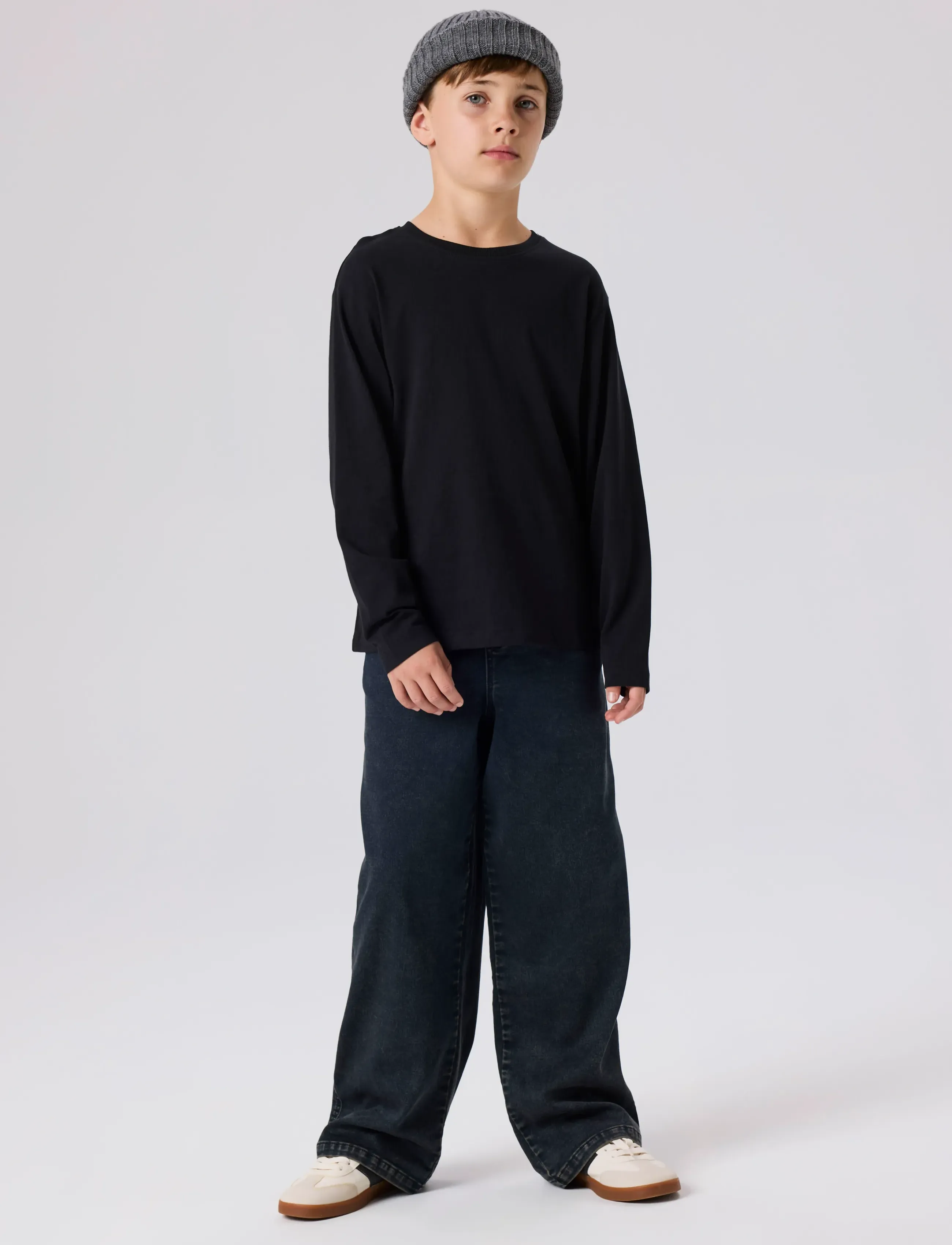 name it - NKMVOBBO LS NREG TOP NOOS - lange mouwen - black - 3