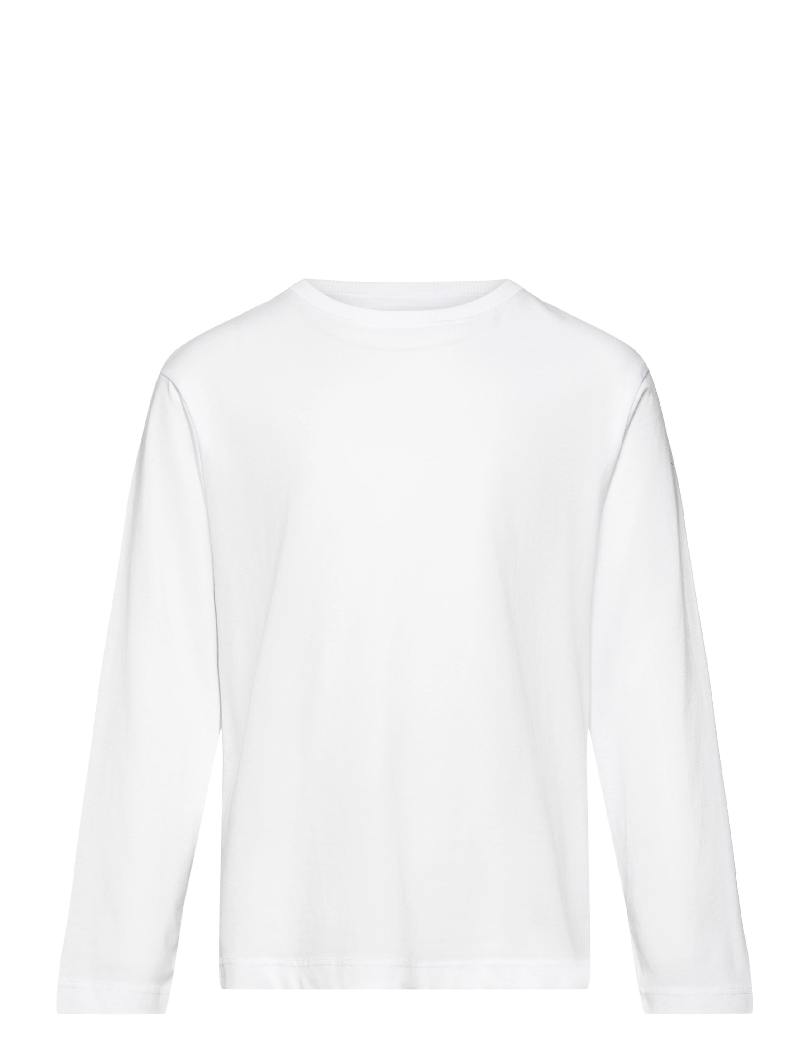 name it Nkmvobbo Ls Nreg Top Noos, 116, T-shirts, Weiß - Long-sleeved Kinder