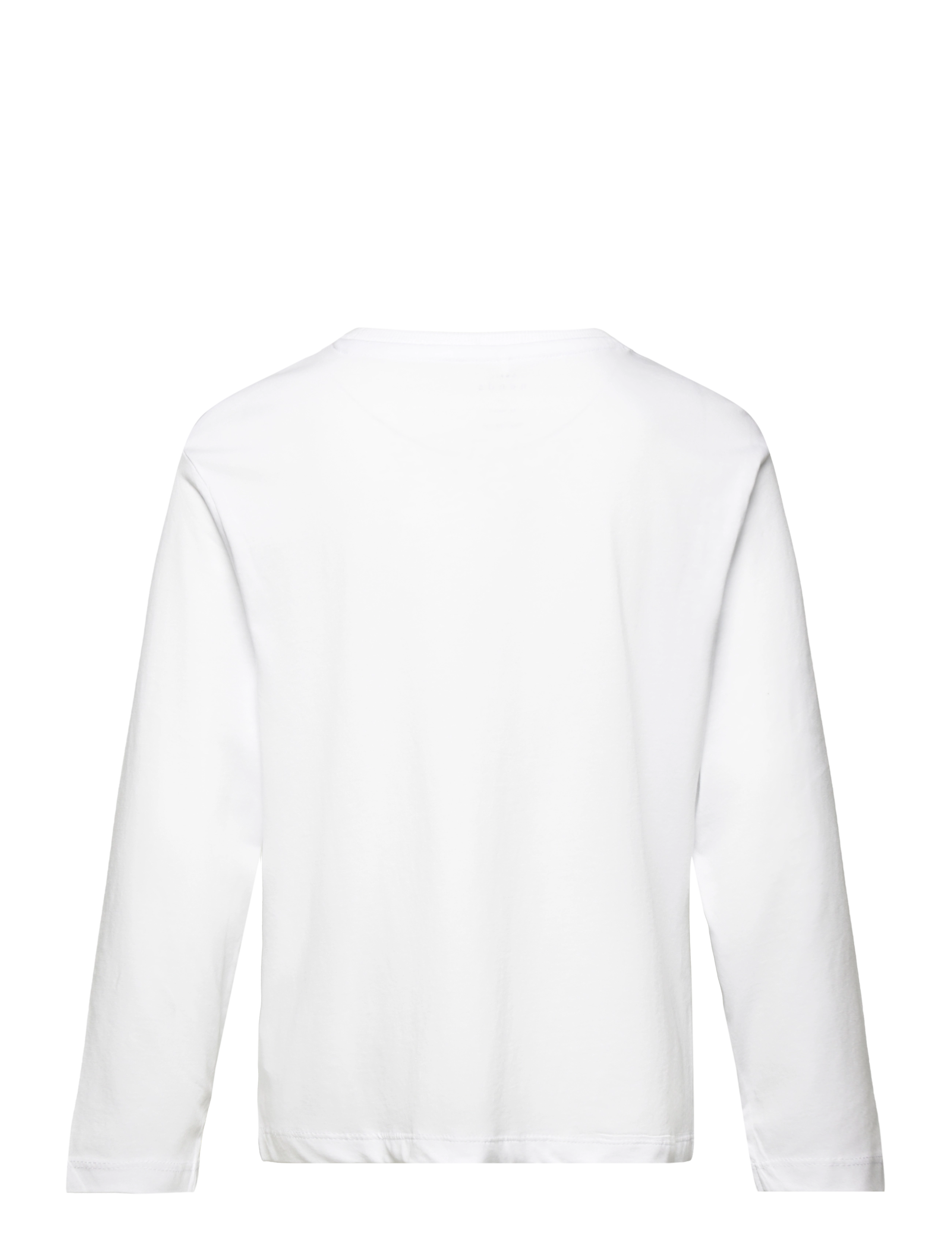 name it - NKMVOBBO LS NREG TOP NOOS - pikkade varrukatega t-särgid - bright white - 1