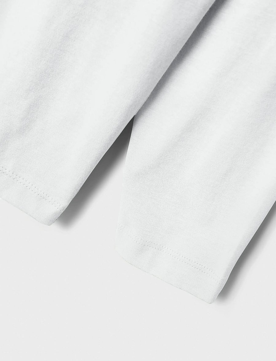 name it - NKMVOBBO LS NREG TOP NOOS - langärmelig - bright white - 2